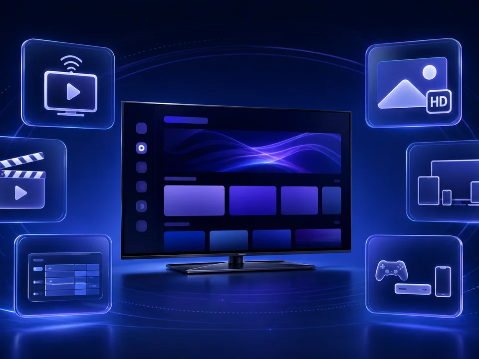Fonctionnalités Atlas Pro on TV sur Smart TV