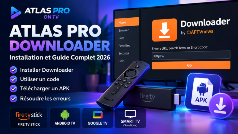 Atlas Pro Downloader – Installation sur Fire TV Stick et Android TV