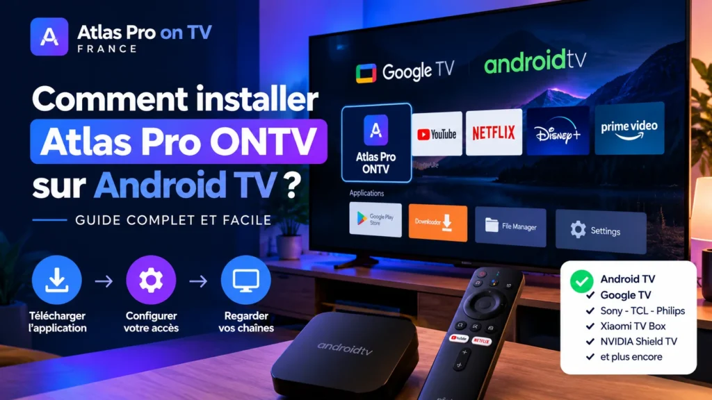 Installation Atlas Pro ONTV sur Android TV et Google TV – Guide complet